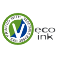 We use vegetable-based inks which are eco-friendly inks that can eliminate almost all of the hazardous volatile organic compounds (VOCs) in conventional printing ink.