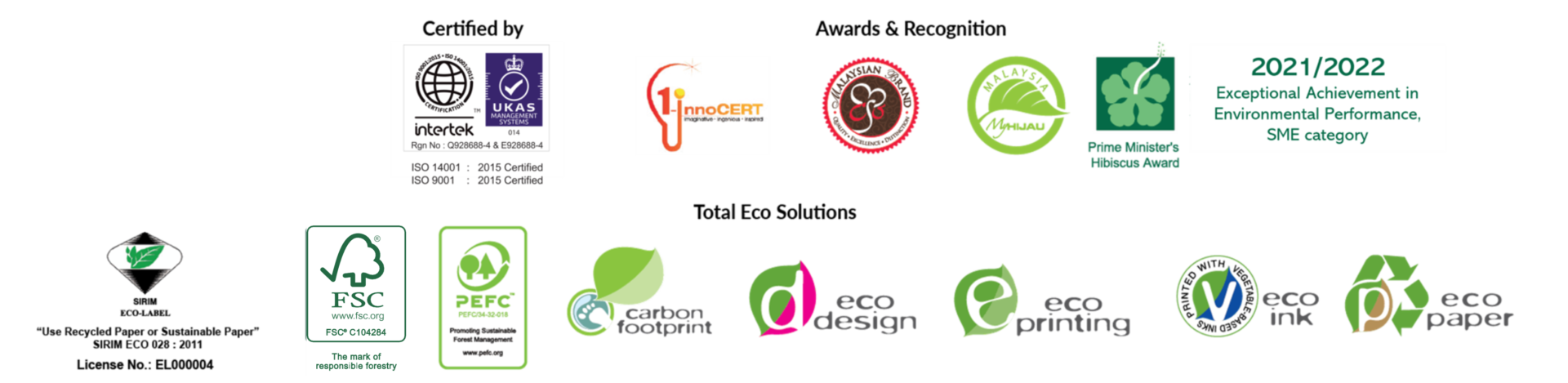 NETSECO award and solutions logos